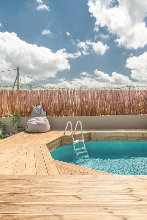 Modern House With Pool Near Beach Gazi Eksteriør bilde